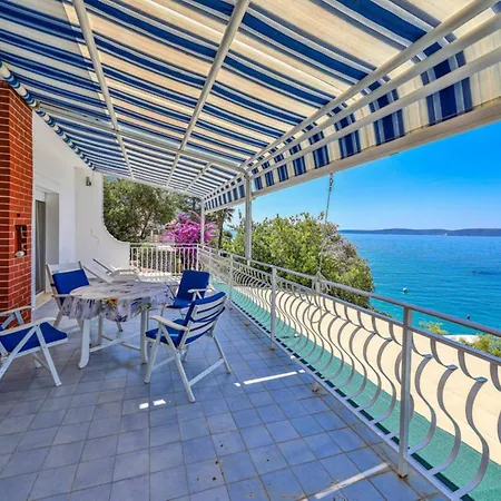 Vikendica By The Sea With Terrace & Ocean Views On Iovo - Two Bedroom
